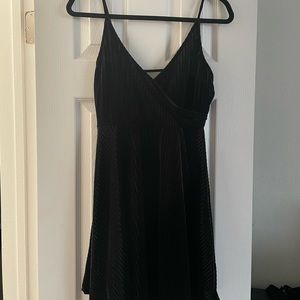 Velvet Black Dress L like new